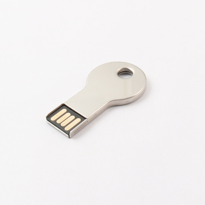 Το ΜΙΝΙ Drive 2,0 32GB 64GB 128GB λάμψης μετάλλων βασικό USB προσαρμόζεται τα πρότυπα της Ευρώπης