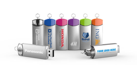 Κράμα υλικό Usb 3,1 ψευδάργυρου γρήγορη ταχύτητα Drive 128GB 512GB 100MBS λάμψης μετάλλων USB