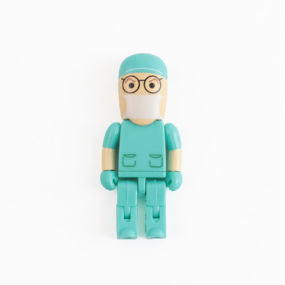 Πλαστική μονάδα flash USB Stick, Doctor Nurse Shape, USB 2.0 ή USB 3.0