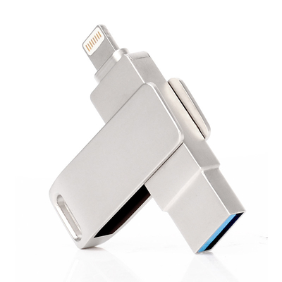 Συνδέτης iPhone 2 σε ένα Otg USB Flash Drive 256GB