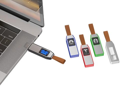 Ακρυλικός βαθμολογημένος κρύσταλλος USB flash drive με φως LED για γρήγορη και ασφαλή μεταφορά δεδομένων