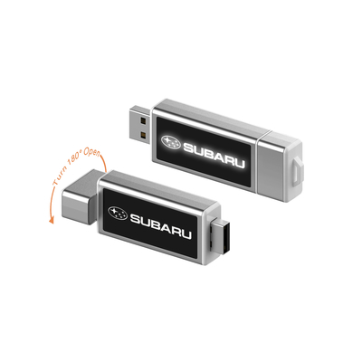 Όπως φωτογραφίες δείξτε κρυστάλλινο USB stick με LED φως για υποστήριξη φόρτωσης δεδομένων