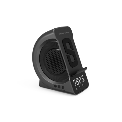 Με Bluetooth ομιλητής ασύρματο φορτιστή με ρολόι και γρήγορο φορτιστή