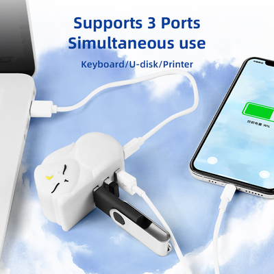 Κέντρο ταχείας ανάγνωσης USB PVC Κέντρο ανάγνωσης κάρτας TF με ταχεία μεταφορά δεδομένων και αναγνώστη κάρτας μνήμης