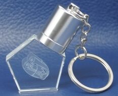 Σε σχήμα μπουκαλιού κρύσταλλο USB Flash Drive 3.0 Ταχύτητα γρήγορης μεταφοράς Ανθεκτική σχεδίαση Λογότυπο με κρύσταλλο