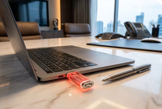 Λογότυπο χάραξης σε ακρυλικό εσωτερικό USB Flash Drive Υποστήριξη Τέλεια επιλογή για τεχνικά συνέδρια και εκθέσεις