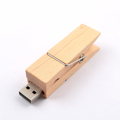 Ο συνδετήρας διαμόρφωσε το ξύλινο Drive γρήγορο USB 2,0 3,0 2GB 4GB 256GB λάμψης USB