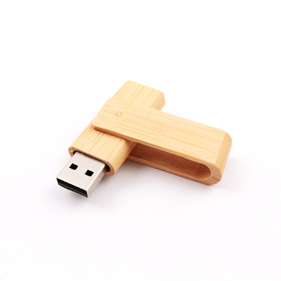 Οι μορφές στροφέων Drive λάμψης μπαμπού USB 256GB 512GB 1TB στρίβουν 360 βαθμό 3,0 γρήγορη ταχύτητα