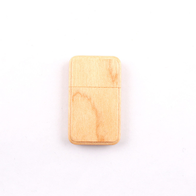 Πλήρης μνήμη 256 GB 512 GB 1 TB Maple Wooden USB Flash Drive 2.0