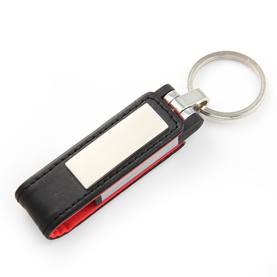 Η πραγματική FCC Drive 64GB 128GB 256GB λάμψης δέρματος USB περίπτωσης μετάλλων εγκεκριμένη