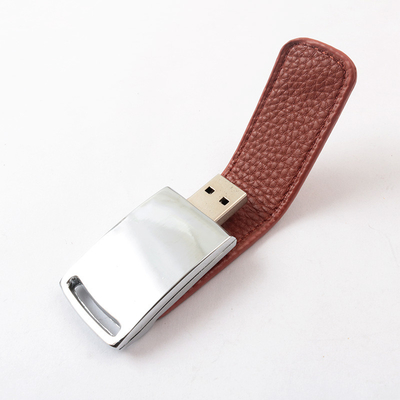 Πραγματικό ραβδί 2,0 φορητή κίνηση 64GB 30MB/S Usb δέρματος λάμψης usb 3,0