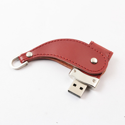 Βασικό ραβδί 2,0 φορητό 64GB 128GB 30MB/S Usb μετάλλων κάλυψης δέρματος