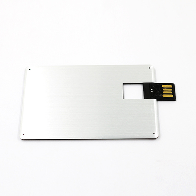 Η πιστωτική κάρτα USB μετάλλων κολλά 2,0 μίνι UDP τσιπ λάμψης 128GB 64GB
