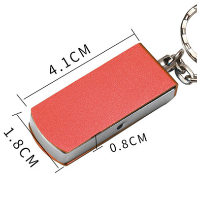 360 συστροφής USB Drive λέιζερ λογότυπων μετάλλων γρήγορου ταχύτητας USB βαθμοί Drive λάμψης